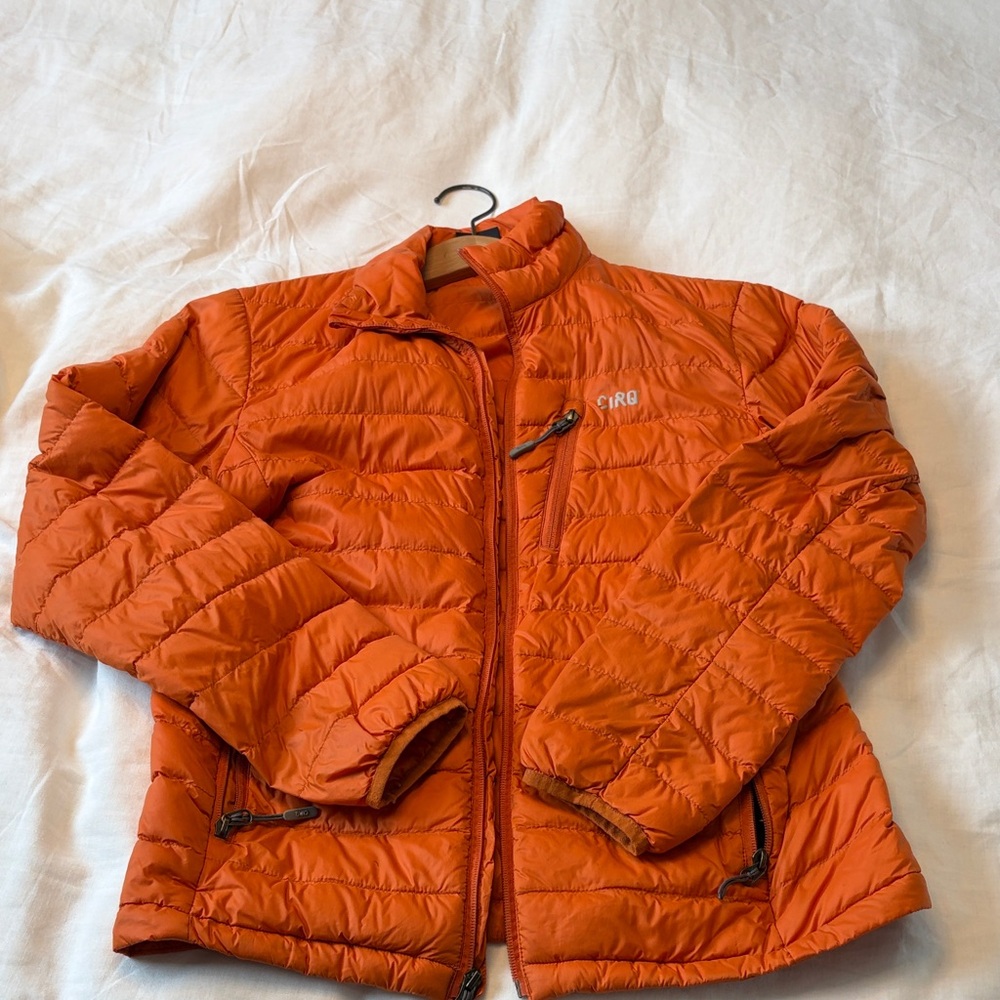Cirq Vibrant Orange Puffer Jacket